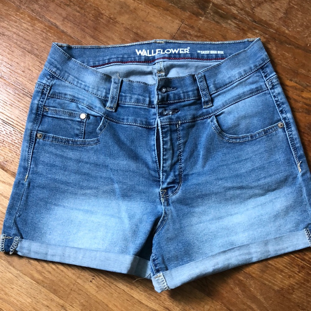 Wallflower Blue Denim Shorts